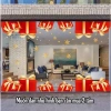 Decal Noel hít tĩnh điện - Chân tường hộp quà đỏ lớn, giảm giá 22%, chỉ 39.000đ