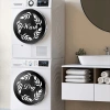 Decal phòng giặt rửa khô nghệ thuật - Trang trí nhà, máy giặt, máy sấy, ký hiệu 5