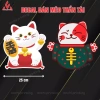 Decal Sticker Mèo Thần Tài May Mắn Dán Cửa Kính Tường - ANCHI 9.600₫