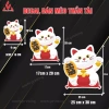 Decal Sticker Mèo Thần Tài May Mắn Dán Cửa Kính Tường - ANCHI 9.600₫ 8
