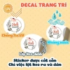 Decal Sữa Đậu Nành, Đậu Phộng, Đậu Xanh - Trang trí quán trà sữa, cà phê, dán kính tường gỗ, chống nước, chỉ 13.900đ 8