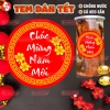 Decal Tết 2.026 Hình Tròn Tem Dán Hũ Mứt PET Chống Nước Nhãn Trang Trí Hộp Quà 8