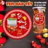 Decal Tết 2.026 Hình Tròn Tem Dán Hũ Mứt PET Chống Nước Nhãn Trang Trí Hộp Quà 10