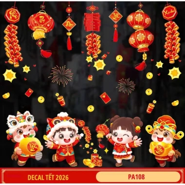 Decal Tết 2.026 Trang Trí Cửa Kính 2 Mặt Hít Tĩnh Điện - Giá Ưu Đãi 59,500 VND 7 Decal Tết 2.026 Trang Trí Cửa Kính 2 Mặt Hít Tĩnh Điện - Giá Ưu Đãi 59,500 VND 7