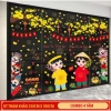 Decal Tết 2.026 trang trí cửa kính tĩnh điện - Thiết kế rực rỡ, giảm còn 77.000₫ 9