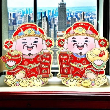 DECAL TẾT Dán Cửa Kính 2 Ông Thần Tài Mừng Năm Mới - Trang Trí Kính Tết 99k DECAL TẾT Dán Cửa Kính 2 Ông Thần Tài Mừng Năm Mới - Trang Trí Kính Tết 99k