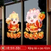 Decal Tết Hít Tĩnh Điện Dán Kính 2 Tiểu Long Cầm Bánh Bao & Cam - In Sắc Nét, Chống Thấm Nước, Giá Siêu Ưu Đãi 59k 6