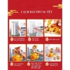 Decal Tết Mã Đào Quạt 03 Dán Cửa Kính Tĩnh Điện 2 Mặt - Giá 36.998₫ 3