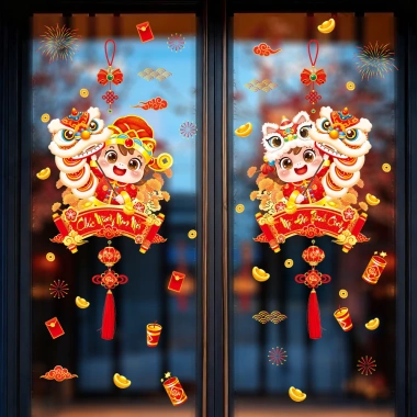 Decal Tết Tiếng Việt 2.026 Hít Tĩnh Điện - Trang Trí Cửa Kính, Túi Tiền May Mắn 60x90cm Giá Ưu Đãi 55.000đ 2