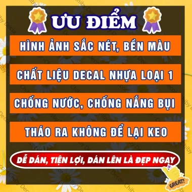 Decal Trà Sữa 5K Chai Chống Nước Dán Plastic Đa Năng F88-11 Giá 14.450đ 2