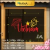 Decal Trang Trí Kính Tết Việt Nam Sắc Xuân - Giao Hợa Tốc, Dùng Cho Quán Cà Phê, Nhà Hàng | Hana Decals 6