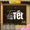 Decal Trang Trí Kính Tự Nhiên Cái Tết cho Quán Cà Phê & Tiệm Thời Trang - Giá ưu đãi 136.5k 6