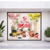Decal trang trí Tết cao cấp 2.026 - Dán tường & cửa kính dễ tháo, 165.000₫ 9