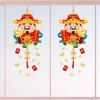 Decal Trang Trí Tết Hít Tĩnh Điện - Cặp Thần Tài Thỏi Vàng Liễng Đỏ 55.000 VNĐ 4