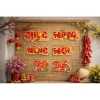 Decal tường ép kim 3D chữ chúc mừng năm mới số 2.026 - Trang trí Tết giá 45.000 2