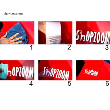 Decal Xe Hơi Cá Mập Phản Quang PET Tháo Rời - Trang Trí Thời Trang SPM