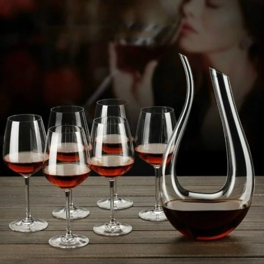 Decanter Thiên Nga 1.500ml - Bình Thở Rượu Vang Sang Trọng, Giảm còn 348.000