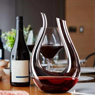 Decanter Thiên Nga 1.500ml - Bình Thở Rượu Vang Sang Trọng, Giảm còn 348.000