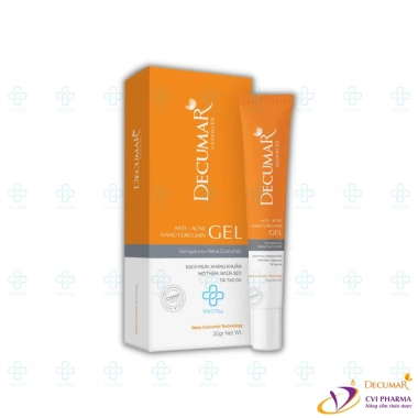 Decumar Anti Acne Nano Curcumin Gel 20g Ngừa mụn, giảm thâm, mờ sẹo 105.000 VND