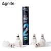 DELI AGNITE F2.202S Cầu Lông Lông Vũ Tự Nhiên, Đầu Bóng Hợp Chất 12 Quả - 339.308₫