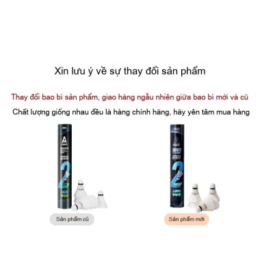 DELI AGNITE F2.202S Cầu Lông Lông Vũ Tự Nhiên, Đầu Bóng Hợp Chất 12 Quả - 339.308₫