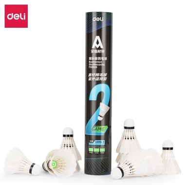 DELI AGNITE F2.202S Cầu Lông Lông Vũ Tự Nhiên, Đầu Bóng Hợp Chất 12 Quả - 339.308₫ 3 DELI AGNITE F2.202S Cầu Lông Lông Vũ Tự Nhiên, Đầu Bóng Hợp Chất 12 Quả - 339.308₫ 3