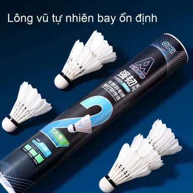 DELI AGNITE F2.202S Cầu Lông Lông Vũ Tự Nhiên, Đầu Bóng Hợp Chất 12 Quả - 339.308₫
