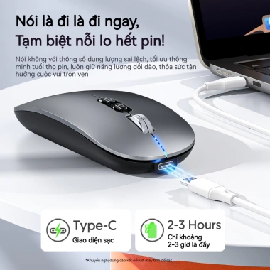 Dell Chuột Không Dây 2.4G và Bluetooth, Im Lặng, Siêu Mỏng, DPI 800/1.200/1.600 - 226.900₫ 5
