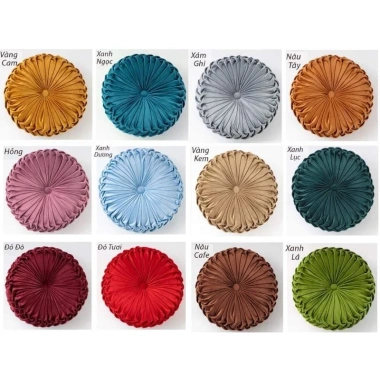 Đệm bánh xe, gối đệm trang trí phòng – vải nỉ nhung sang trọng, bền đẹp, giá 108.702đ giảm còn 89.100đ 9 Đệm bánh xe, gối đệm trang trí phòng – vải nỉ nhung sang trọng, bền đẹp, giá 108.702đ giảm còn 89.100đ 9