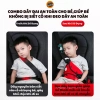 Đệm bọc dây an toàn ô tô HieuMinhCar HM12 cho bé, họa tiết ngộ nghĩnh, chất liệu mềm mại, bảo vệ an toàn 6