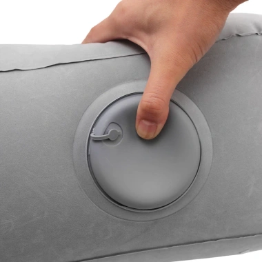 Đệm bơm hơi du lịch văn phòng, gối PVC di động màu xám - nghỉ ngơi thoải mái, giảm 21% 8