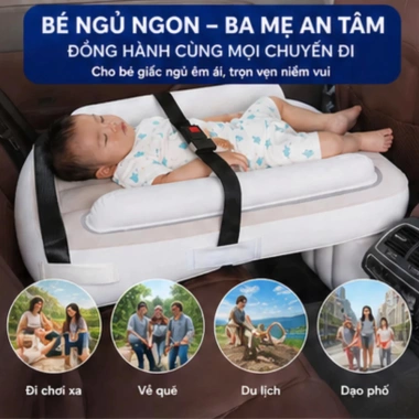 Đệm bơm hơi máy bay cho bé – Nệm ô tô ghế sau, giường ngủ đa năng, 523.000₫ 9 Đệm bơm hơi máy bay cho bé – Nệm ô tô ghế sau, giường ngủ đa năng, 523.000₫ 9