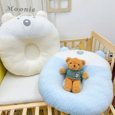 Đệm Chống Trào Ngược MOONIE Size Lớn 3 Màu Tone Hàn Nhẹ Nhàng, Đáng Yêu Cho Bé - 220k