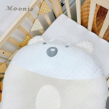 Đệm Chống Trào Ngược MOONIE Size Lớn 3 Màu Tone Hàn Nhẹ Nhàng, Đáng Yêu Cho Bé - 220k