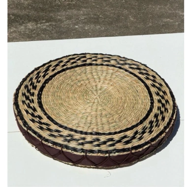Đệm Cói Cao Cấp Ngồi Bệt - Thích Hợp Nhà Hàng, Quán Cafe, Phòng Khách, Yoga - 60.000₫ 2