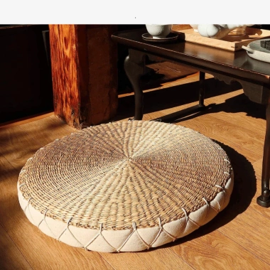 Đệm Cói Cao Cấp Ngồi Bệt - Thích Hợp Nhà Hàng, Quán Cafe, Phòng Khách, Yoga - 60.000₫ 5