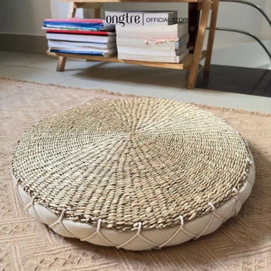 Đệm cói ONGTRE mút tròn ngồi bệt đa dạng hình vuông, tròn - Giá 72.000đ, giảm 20%