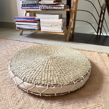 Đệm cói ONGTRE mút tròn ngồi bệt đa dạng hình vuông, tròn - Giá 72.000đ, giảm 20%