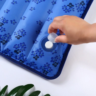 Đệm đá mát PVC đầy nước, gối đá chắc chắn, thích hợp cho trường học, văn phòng và du lịch - giá 94.608 đồng