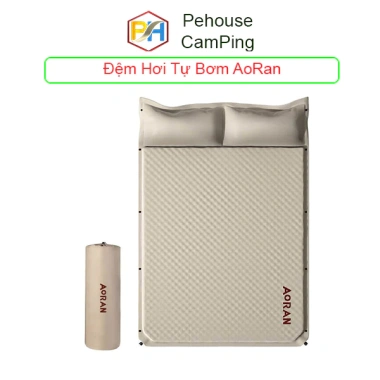 Đệm dã ngoại tự phồng đôi + gối Pehouse - Tự bơm hơi, tiện lợi, giảm giá 615.000₫ 2