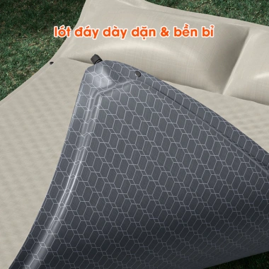Đệm dã ngoại tự phồng đôi + gối Pehouse - Tự bơm hơi, tiện lợi, giảm giá 615.000₫ 7