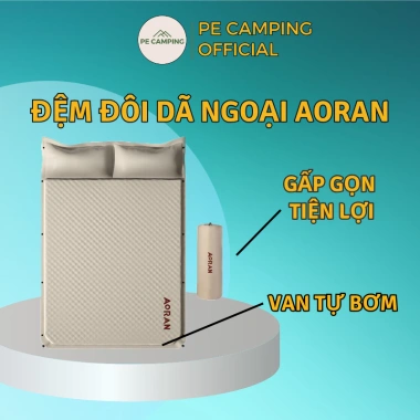 Đệm dã ngoại tự phồng đôi + gối Pehouse - Tự bơm hơi, tiện lợi, giảm giá 615.000₫ 8