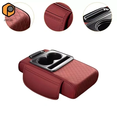 Đệm điều khiển trung tâm ô tô kèm giá đỡ khăn giấy & khe cắm cốc - Giá chỉ 173.800₫ 2
