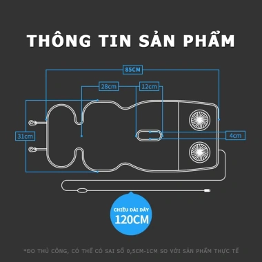 Đệm ghế an toàn ô tô cho bé - Thảm làm mát, thoáng khí, bassinet mùa hè 1.19tr 9