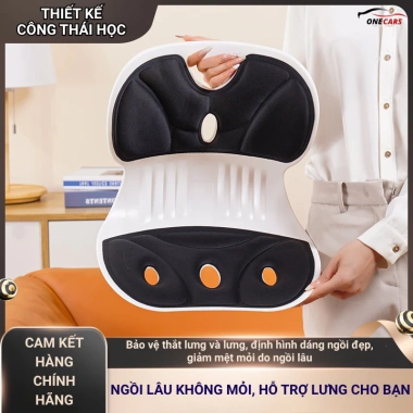 Đệm ghế công thái học ONECARS - Thiết kế chuẩn, cải thiện tư thế, bảo vệ cột sống, giảm giá 22% chỉ 120.000₫