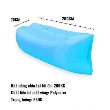 Đệm ghế hơi du lịch không cần bơm 200x70cm, tự đón gió, chống thấm, chỉ 170.000đ 3 Đệm ghế hơi du lịch không cần bơm 200x70cm, tự đón gió, chống thấm, chỉ 170.000đ 3