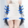 Đệm Ghế Tựa Lưng Công Thái Học Massage + Sưởi Ấm Cao Su Non - Giảm Đau Cột Sống Văn Phòng Ô Tô 535k 3