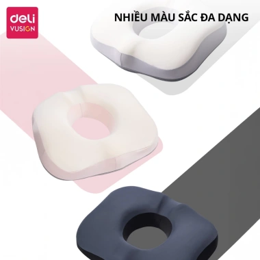 Đệm ghế văn phòng Deli cao su non thoáng khí, chống trĩ, giảm mỏi, điều chỉnh tư thế, dễ vệ sinh - 189.000₫ 9 Đệm ghế văn phòng Deli cao su non thoáng khí, chống trĩ, giảm mỏi, điều chỉnh tư thế, dễ vệ sinh - 189.000₫ 9