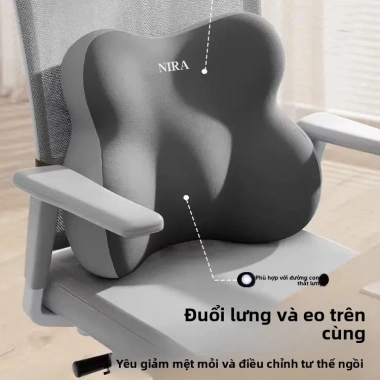 Đệm ghế văn phòng latex hỗ trợ thắt lưng, giảm mỏi ngồi dài - Giá 175.940 VND 4