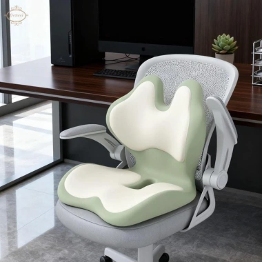 Đệm ghế văn phòng và tựa lưng cao cấp, gối hỗ trợ du lịch tại nhà - giảm 17%